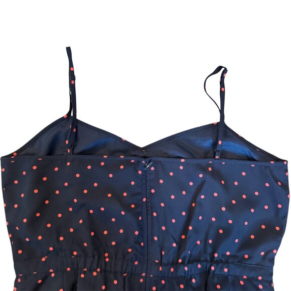 J.Crew Navy Pink Polka Dot Fit & Flare Sundress Size 8 – Retro Pinup Style - Picture 5 of 5
